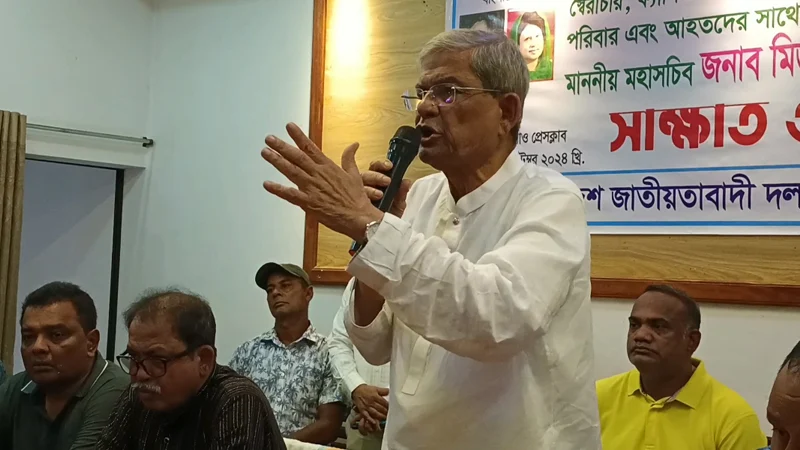 সব স্থানে সেনাবাহিনীকে ম্যাজিস্ট্রেসি ক্ষমতা দেয়া সঠিক নয়: মির্জা ফখরুল