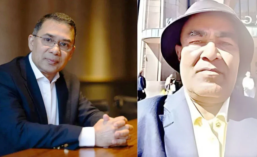 Tariq Rahman by threatening with a pistol