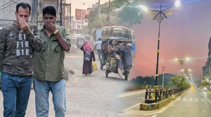 বিশ্বের নির্মল বাতাসের শহর রাজশাহী এখন ধুলায় ঢাকা দূষিত নগরী