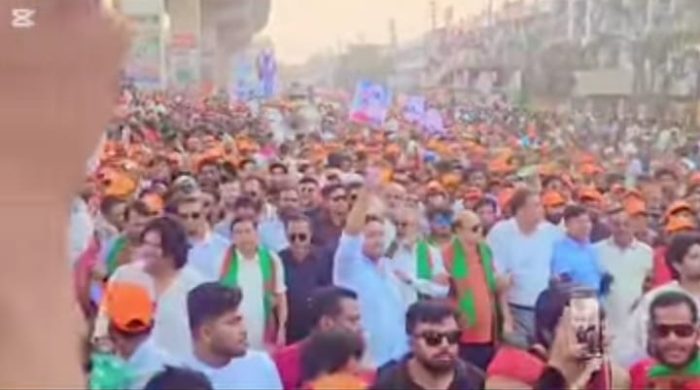 দিপু ভূঁইয়ার মিছিলে জনতার ঢল, স্বপ্নের রূপগঞ্জ গড়ার অঙ্গীকার