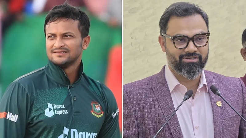বর্তমান পরিস্থিতিতে দেশে ফিরে খেলার সুযোগ নেই সাকিবের: ক্রীড়া উপদেষ্টা
