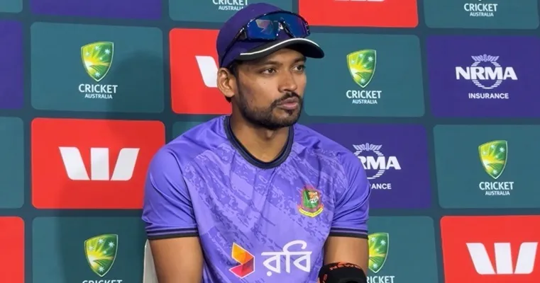 ম্যাকাই টেস্টে সেশন ধরে এগোতে চান শান্ত, লক্ষ্য সিরিজ জয়