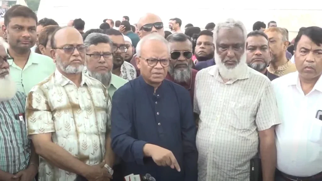 হাসিনাকে বক্তব্যের সুযোগ দিয়ে জুলাই শহীদদের অসম্মান করেছে ভারত: রুহুল কবির রিজভী