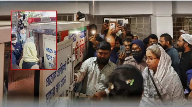 স্বামী ব্যারিস্টার তৌফিক নেওয়াজের শেষ বিদায়: ১২ ঘণ্টার প্যারোলে মুক্তি পেলেন ডা. দীপু মনি