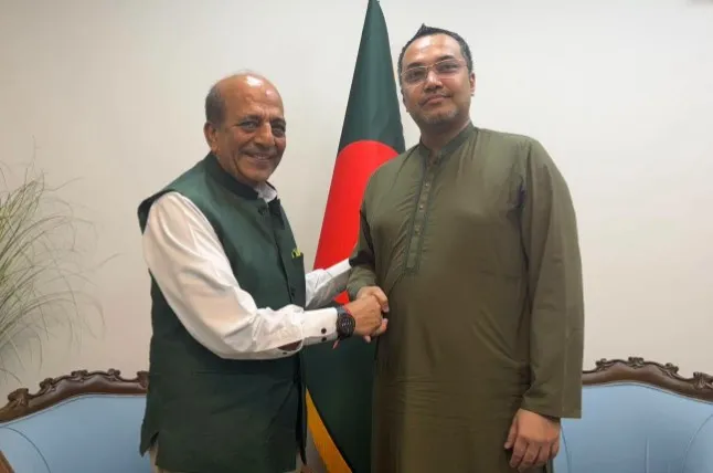 ড. মাহদী আমিনের সঙ্গে ভারতীয় হাইকমিশনারের সৌজন্য সাক্ষাৎ
