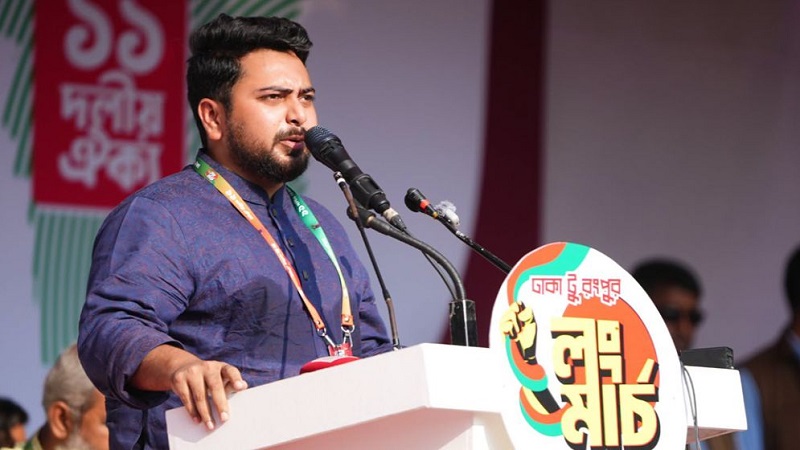 বিএনপি সরকার মানবাধিকার হরণের পথ বেছে নিয়েছে: নাহিদ ইসলাম