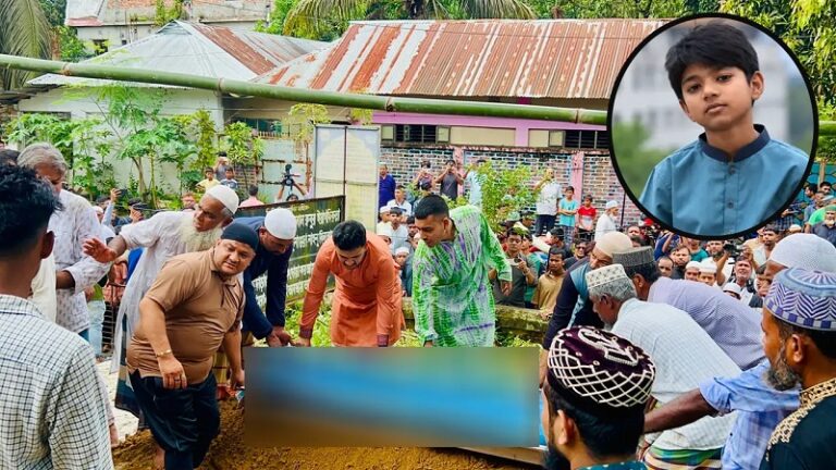 নিখোঁজ অপ্রতিমকে শেষ বিদায়: শোকস্তব্ধ কুমিল্লা