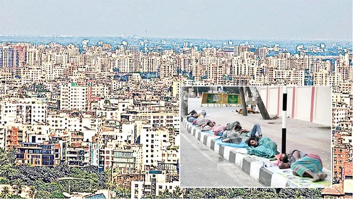 বড় এক বস্তিতে রূপ নিচ্ছে রাজধানী ঢাকা