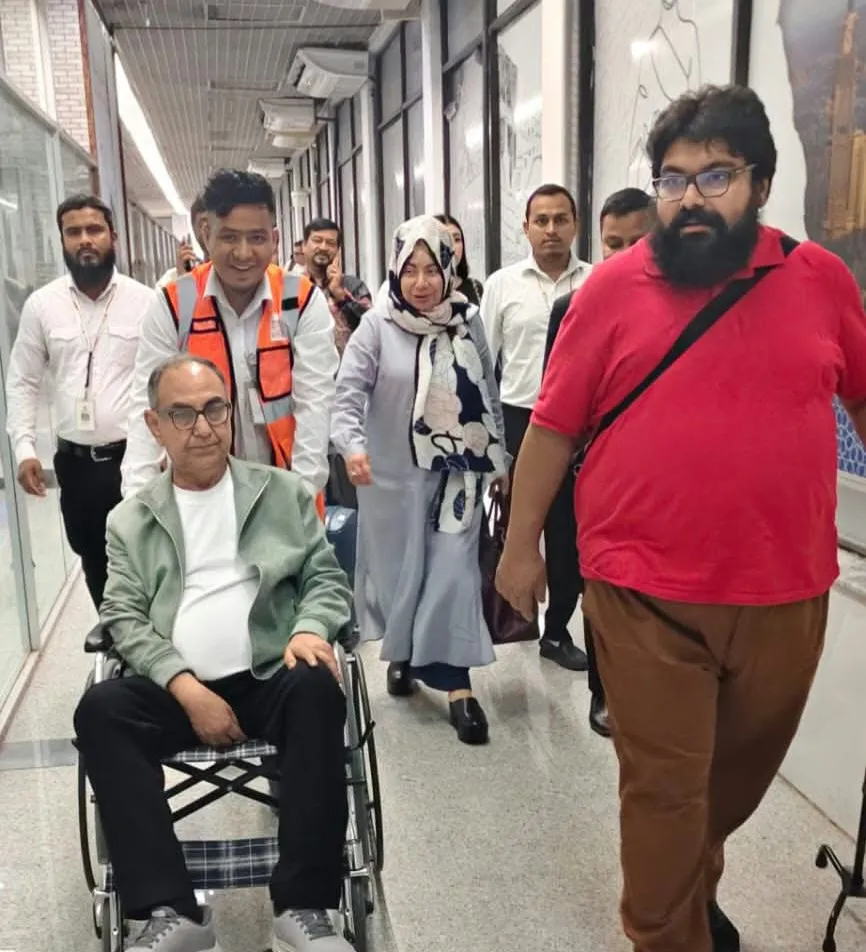 চিকিৎসা শেষে মালয়েশিয়া থেকে দেশে ফিরেছেন মির্জা আব্বাস