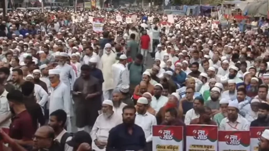 খুলনা অভিমুখে ১১ দলীয় জোটের লংমার্চ শুরু আজ