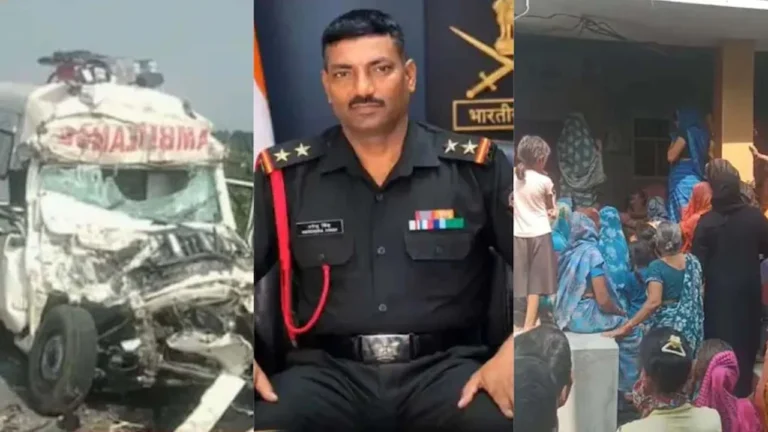 উত্তর প্রদেশে অ্যাম্বুলেন্স দুর্ঘটনায় সেনাসদস্যের পরিবারের তিন সদস্যসহ